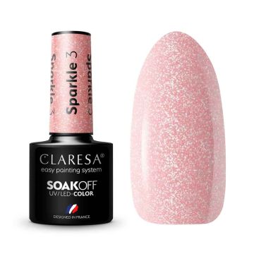 Гибридный лак для ногтей CLARESA SPARKLE 3