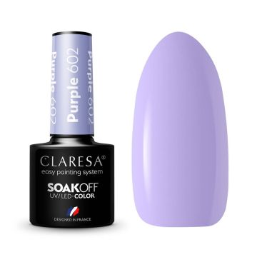 Hibrīda nagu laka CLARESA Violetinis 602