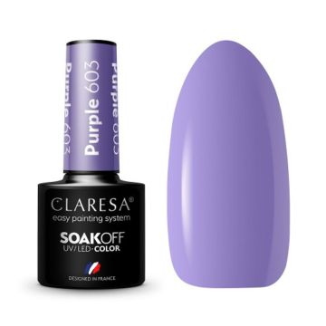 Hibrīda nagu laka Claresa Violetinis 603