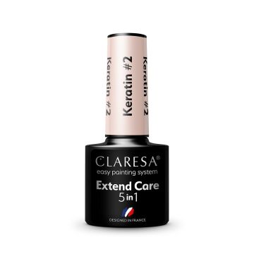 Гибридная база для ногтей CLARESA Extend Care 5 in 1 Keratin #1