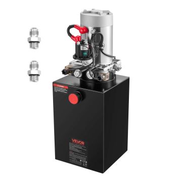 Гидравлический силовой агрегат VEVOR TDDC12V-1.6KW-S-12L, Двухсторонний, 12 qt, 555 × 200 × 225 мм