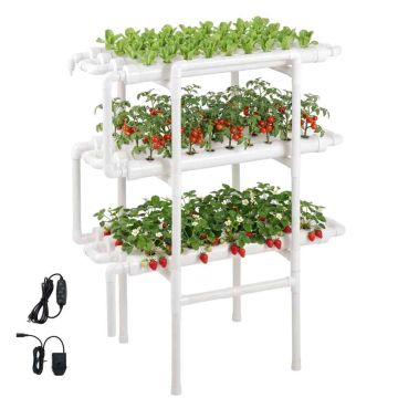 Hidroponikas audzēšanas sistēma VEVOR HX-108SE, 3 līmeņu, 108 vietu, 98 × 52 × 117 cm
