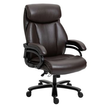 Biroja krēsls 72x83x122cm, melnas/tumši brūnas krāsas