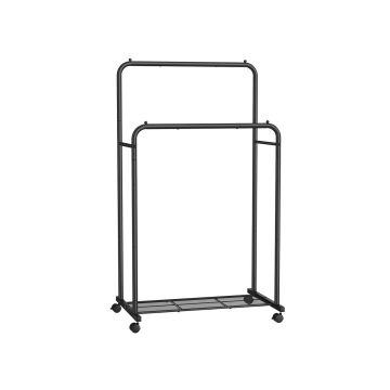 Вешалка для одежды 92,5x59,5x158см., черная