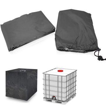 Защитный чехол для ёмкости IBC Bituxx, 1000 л, Чёрный, 120 × 100 × 110 см
