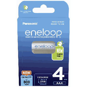 Uzlādējami akumulatori Panasonic ENELOOP BK-4MCDE/4BE, 4 gab