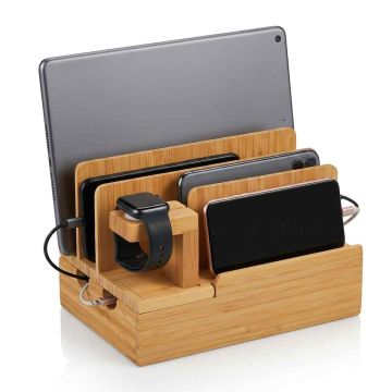 Uzlādes organizators Relaxdays 10044736.0, vairākām ierīcēm, 21,5 × 15 × 15 cm