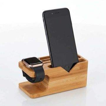 Uzlādes stacija Relaxdays 10044735.0, tālrunim un viedpulkstenim, 14 × 6 × 6,5 cm