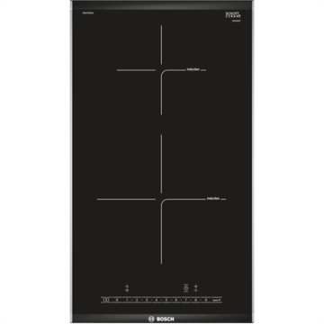 Indukcijas plīts virsma Bosch PIB375FB1E, 2 zonas, Melna, 30,6 × 5 × 53 cm