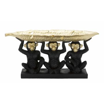 Interjera dekorācija Mauro Ferretti 011942000T, 3 pērtiķēni, 43 × 20 × 15,7 cm
