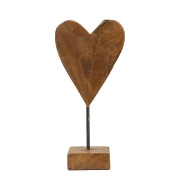 Interjera skulptūra, sirds formas, 15 × 35 × 10 cm