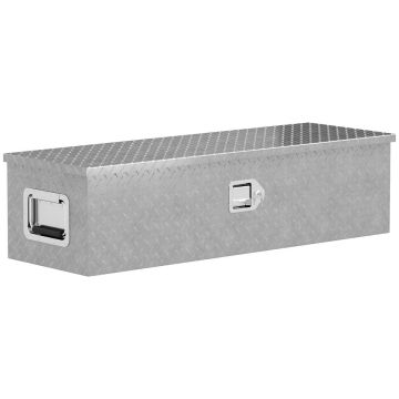 Ящик для инструментов Homcom 51x22x32см, серебристого цвета
