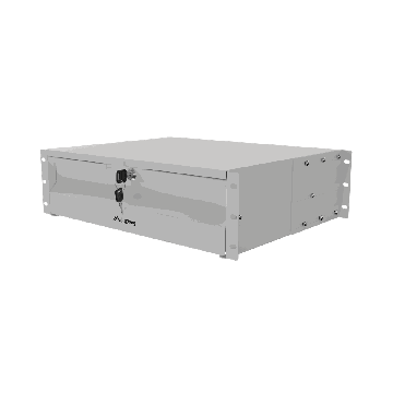 Instrumentu kaste Lanberg AK-2003-S, 19 collu 3U, 4 punktu, 48,26 × 36 × 13,2 cm