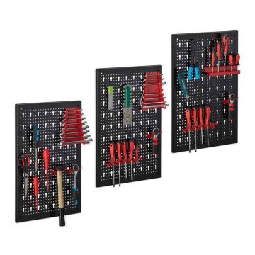 Instrumentu glabāšanas sistēma Relaxdays 10033758.0, 3 daļas, 39 × 60 × 2 cm
