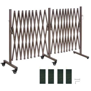 Izbīdāma drošības barjera VEVOR XSJ-S-0005, divkārša, 617–6030 × 470 × 1020 mm