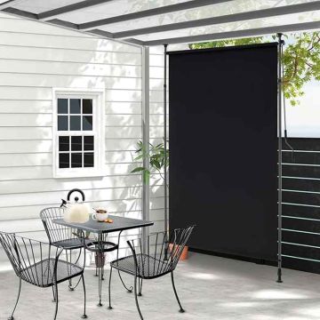 Retractable patio awning, 250 × 220–310 cm