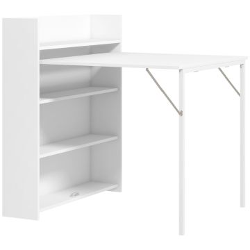 Izvelkams ēdamistabas galds, 3 plaukti, 78,5 × 91 × 93 cm