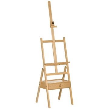 Molberts Vinsetto 43,5x43x190cm, gaiši brūnas krāsas