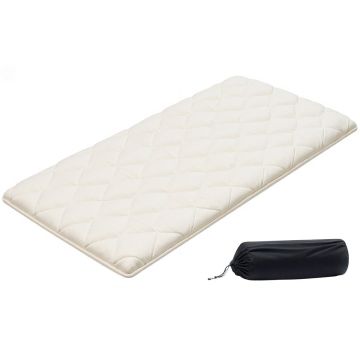 Japāņu tatami futona matracis VEVOR KZ-002, Salokāms, Balts, 203,2 × 99,1 × 6,35 cm