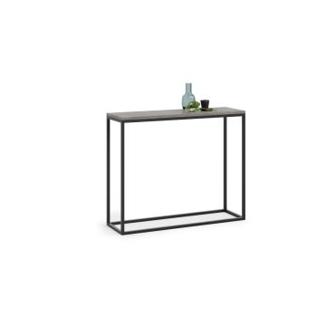 Betona dizaina konsoles galds Console 100x80x30cm, tumši pelēks