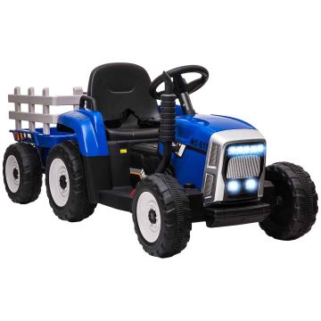 Bērnu elektriskais traktors Homcom 136,5x50x52,5cm, dažādās krāsās