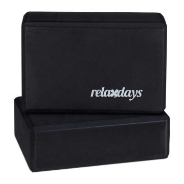 Jogas bloki Relaxdays, 2 gab, 23 × 8 × 15 cm