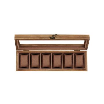 Коробка для часов 10,2x35x8,7см., коричневая