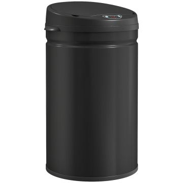 Sensoru atkritumu tvertne, 30 l, Melna