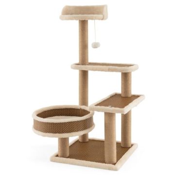 Cat scratching post-tower, 4 levels, 40 × 40 × 90 cm