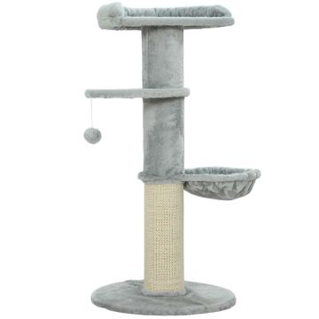 Комплекс для кошек, с гамаком, Серый, Ø48 × 103,5 см