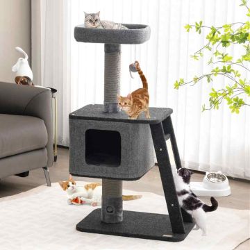 Cat Scratching Post, Three-Layer, 60 × 40 × 108 cm
