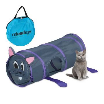Игровой туннель для кошек Relaxdays 10049170.0, 63 × 26 см
