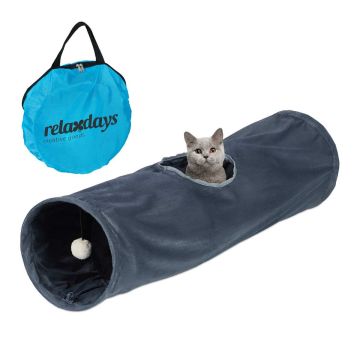 Игровой туннель для кошек Relaxdays 10049172_111, 88 × 25 см