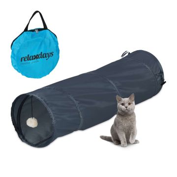 Игровой туннель для кошек Relaxdays, 90 × 25 см