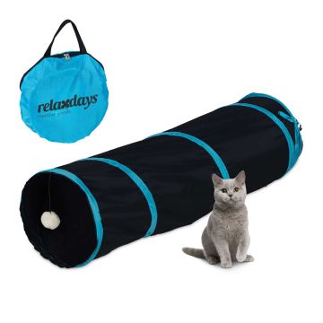 Игровой туннель для кошек Relaxdays, 90 × 25 см