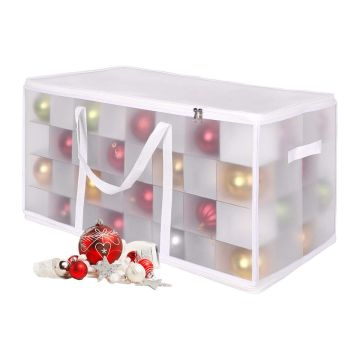 Ziemassvētku rotājumu glabāšanas kaste Relaxdays, XL, 73 × 37 × 36 cm