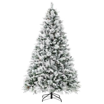 Christmas tree, 1270 branch tips, 320 LED, 210 × 130 cm