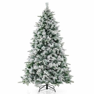 Christmas tree 215 cm with 1096 branch tips and 300 warm white LED lights