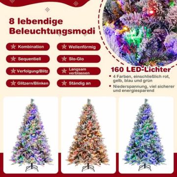 Christmas tree, 850 branch tips, 240 LED, 180 × 110 cm