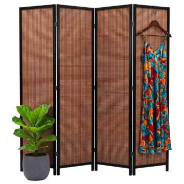 Telpas starpsiena Relaxdays 10053492_9196, 4 daļas, 160 × 170 cm