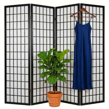 Telpas starpsiena Relaxdays 10053493_9199, 4 daļas, 170 × 160 cm