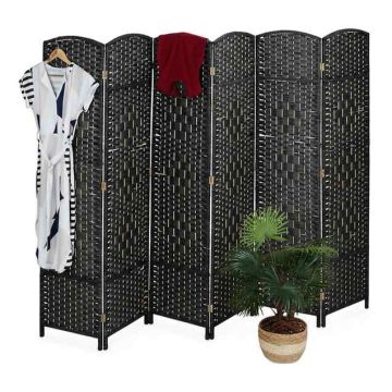Telpas starpsiena Relaxdays, 6 paneļi, 170 × 240 × 2 cm
