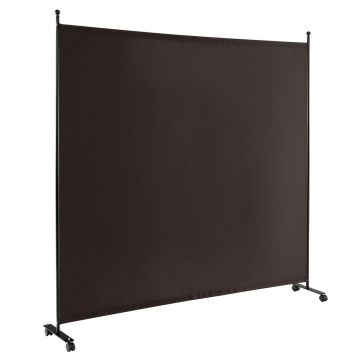 Room divider, with casters, 185.42 × 185.42 × 30.48 cm
