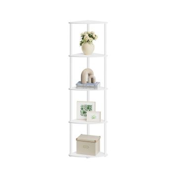 Stūra plaukts SONGMICS HOME, 5 plaukti, 38,3 × 139 × 27 cm