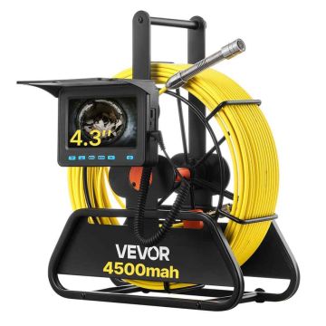 Камера для инспекции канализации VEVOR WP9602B, 6 светодиодов, 16 ГБ