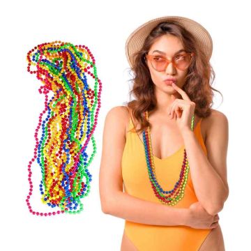 Karnevāla kaklarotas Relaxdays 10047963.0, 30 gab, Daudzkrāsainas