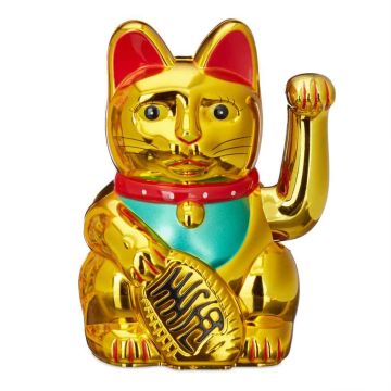 Kaķa figūriņa Relaxdays Maneki Neko, 16 × 10 × 8 cm