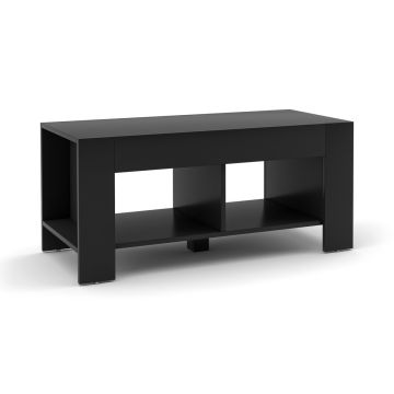 Coffee table, 2 levels, 39.37 × 41.91 × 90.17 cm