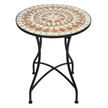 Coffee table, Black, Ø 42 × 72 cm