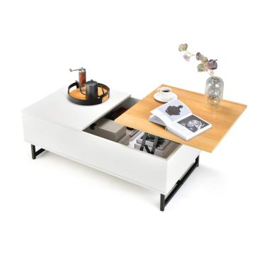 Coffee table, liftable, 110 × 60 × 38 cm